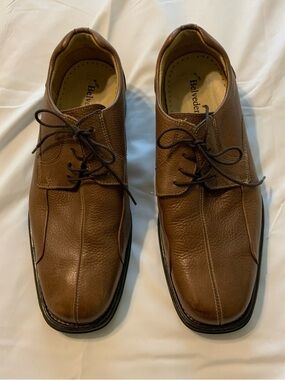 Belvedere Bay Bridge Men’s Brown Leather Dress Shoes Size 10.5 EE Made in Brazil